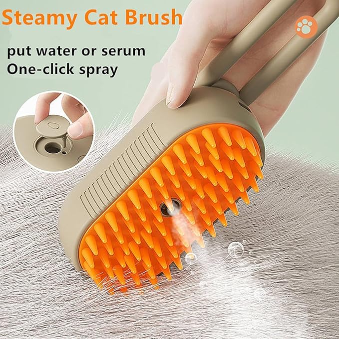 Steam Brush for Dog Cat