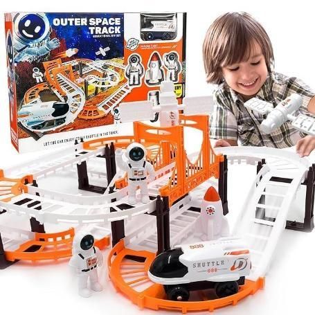 Astronaut Spaceship Track Set