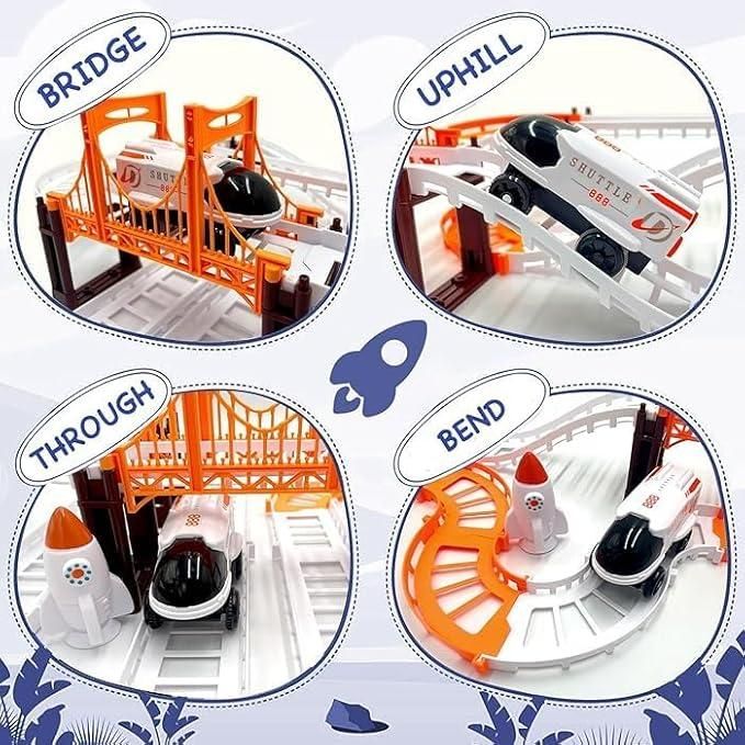 Astronaut Spaceship Track Set