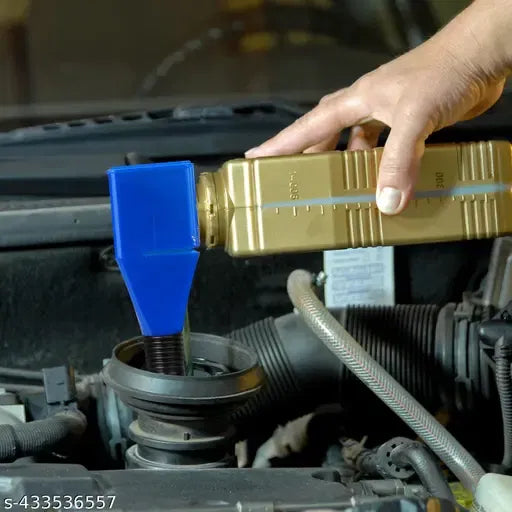 Universal Flexible Draining Oil Snap Plastic Funnel